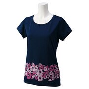 KBZ48-S92933 [ADIDAS24/7 ナデシコガラ セットインスリーブUV Tシャツ レディース OTサイズ COLNVY]