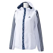 KBZ45-S92979 [ADIDAS24/7 3ST フードクロスUVジャケット レディース Mサイズ WHT/COLNVY]