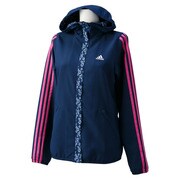 KBZ45-S92980 [ADIDAS24/7 3ST フードクロスUVジャケット レディース Sサイズ COLNVY/WHT]