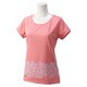 KBZ48-S92990 [ADIDAS24/7 ナデシコガラ セットインスリーブUV Tシャツ レディース Sサイズ ビスタPNK]
