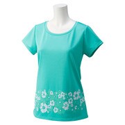 KBZ48-S92991 [ADIDAS24/7 ナデシコガラ セットインスリーブUV Tシャツ レディース Mサイズ ブライトGRN]
