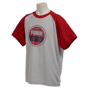 833518-04 [ST 半袖 TEE キッズ 160 GRY バイオレット]
