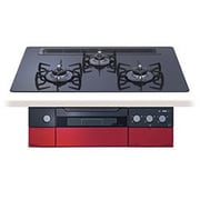 ビルトインガスコンロ crea（クレア） 幅75cm 都市ガス クリアパールブラック PD-900WR-75CK-13A