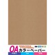 カラーペーパー中厚口 A4判 20枚 くるみ OACC-KRM20S