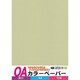 カラーペーパー厚口 A4判 10枚 ひわ OACC-HW10S