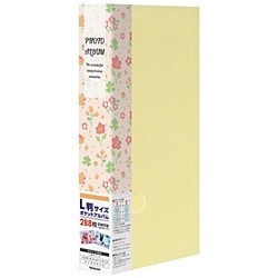 フォトホルダー L288 花柄 イエロー PHE2288A-Y