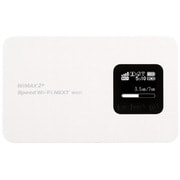 モバイルルーター Speed Wi-Fi NEXT WX01 NAD31SWU パールホワイト