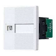 コスモシリーズワイド21 埋込「入」「切」表示スイッチセット ダブル用 ホワイト WTC525123W