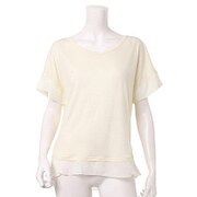 RS-C169TS [デザインTシャツ TENCEL KNIT Lサイズ ライトイエロー]