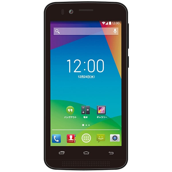 FT151A-Pr2LTE-BK [Android 4.4.4搭載 4.5インチ液晶 8GB SIMフリースマートフォン Priori2 LTE対応 マットブラック]
