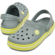 Crocband Kids J1 [サンダル クロックバンド キッズ 19.0cm コンクリート/シャルトリューズ]