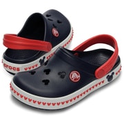 Crocband Mickey Clog 3.0 Kids C12/13 [サンダル クロックバンド ミッキー クロッグ 3.0 キッズ 18.5cm ネイビー/レッド]