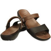 Crocs Coretta W W7 [サンダル クロックス コレッタ ウィメン レディース 23.0cm エスプレッソ/ブロンズ]