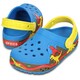 Crocslights dinosaur Clog PS C11 [サンダル クロックスライツ ダイナソー クロッグ PS キッズ 18.0cm オーシャン/ウォルナット]