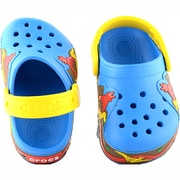 Crocslights dinosaur Clog PS C8 [サンダル クロックスライツ ダイナソー クロッグ PS キッズ 15.5cm オーシャン/ウォルナット]