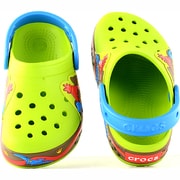 Crocslights dinosaur Clog PS C11 [サンダル クロックスライツ ダイナソー クロッグ PS キッズ 18.0cm ヴォルトグリーン/オーシャン]