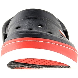 新品未使用 Crocs クロックス フロントコートクロッグ M7 黒/赤 ヨドバシ.com - crocs クロックス サンダル フロント コート