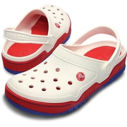 サンダル フロント コート クロッグ ユニセックス 28.0cm ホワイト/レッド Front Court Clog M10/W12