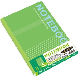実用ノート B罫 B5 5冊パック グリーン SD-ノ-306B-5PG