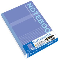 実用ノート A罫 B5 10冊パック ブルー SD-ノ-306A-10PB