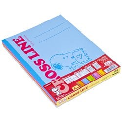 ノS-58A-5P [クロスラインノート A罫 B5 5冊組 スヌーピー]