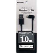Lightningケーブル L字型コネクタ 1m BK RBMFI033
