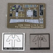 CDM7209 米空軍 F-15C用コックピット H社用 [1/72スケール エッチングパーツ]