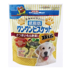 ヨドバシ Com ドギーマンハヤシ ドギーマン 低脂肪ワンワンビスケットbig さつまいも 野菜入り 450g 全犬種用 生後2ヶ月以上 犬用おやつ 通販 全品無料配達