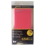 モバイルバッテリー 6800mAh ピンク HLMU-680MMC-PK