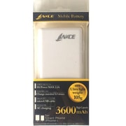 モバイルバッテリー AC3600mAh ホワイト HLAU-360MMC-WH
