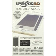 NBGF-IP6P-033-WH [IPECKS3Dガラスフィルム iPhone6Plus用 0.33mm ホワイト]
