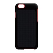iP6 Die slimes case [iPhone 6/6s 4.7インチ用スリムケース ブラック＆レッド/ドット]