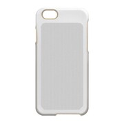 iP6 Die slimes case [iPhone 6/6s 4.7インチ用スリムケース ホワイト&ゴールド/ドット]