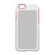 iP6 Die slimes case [iPhone 6/6s 4.7インチ用スリムケース ホワイト&レッド/ヘキサ]