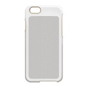 iP6 Die slimes case [iPhone 6/6s 4.7インチ用スリムケース ホワイト&ゴールド/ヘキサ]