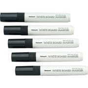 ホワイトボードマーカー 丸芯 5本セット 黒 WMK-205D