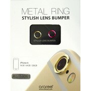 I6N07-15A482-20 [araree METAL RING for iPhone 6 ゴールド/レッド セット]