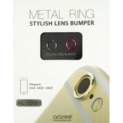 I6N07-15A482-03 [araree METAL RING for iPhone 6 スペースグレイ/レッド セット]