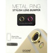 I6P07-15A483-20 [araree METAL RING for iPhone 6 Plus ゴールド/レッド セット]