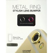 I6P07-15A483-03 [araree METAL RING for iPhone 6 Plus スペースグレイ/レッド セット]