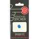 TIS-002BL [iPhone/iPad TOUCH ID STICKER タッチIDステッカー シルバー×ブルー]