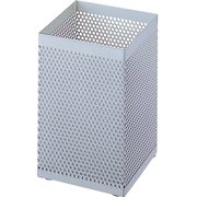パンチングメタル ペンスタンドペン立て 角型 シルバーメタリック PS-K1SM