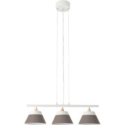 ペンダント照明 ブラウン LAMP by 2TONE mini 3LINE PENDANT LIGHT 電球あり BR