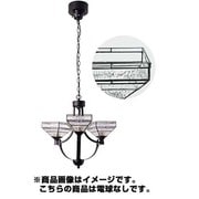 MOSAIC GLASS CHANDELIER 3 電球なし CL