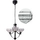 MOSAIC GLASS CHANDELIER 3 電球あり CL