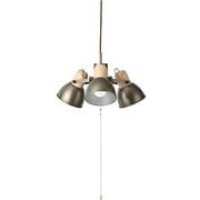 ALUMI & WOOD 3BULB PENDANT LAMP 電球あり MOSS GN