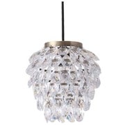 ペンダントライト クリアー GLITTER CHANDELIER PENDANT LIGHT 電球あり CL
