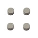 ポイントビス用キャップ 8mm グレー 4個入 557-076