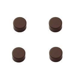 ポイントビス用キャップ 8mm ブラウン 4個入 557-077