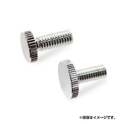 クローム 装飾ねじローレット(12-3)M6×20 2個入 557-122